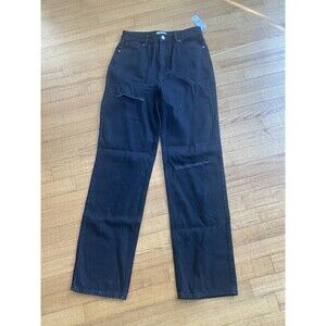 PacSun Black Distressed Ripped '90s Boyfriend Long Jean Pants Women’s 28 Y2k 90s
